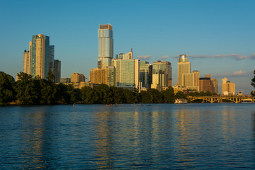 Fototapeta premium Austin Texas Water Reflection