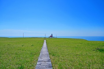 落石岬灯台の情景＠根室、北海道