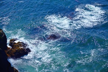 落石岬で見た太平洋の荒波の情景＠根室、北海道