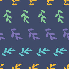 leaves seamless repeat pattern background