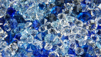 scattering of multi-colored artificial crystals