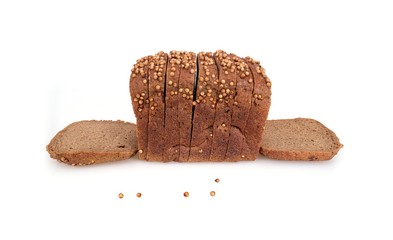 Bread isolated on a white background