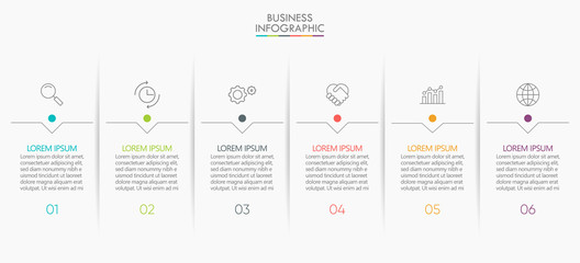 Business data visualization. timeline infographic icons designed for abstract background template milestone element modern diagram process technology digital marketing data presentation chart Vector