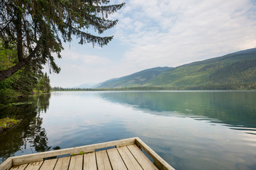 Obraz premium Pier on the lake