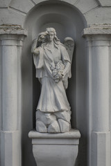 Friedhof, Statue, Kreuz