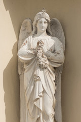Friedhof, Statue, Kreuz