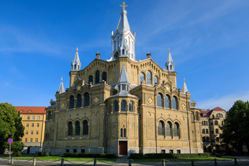 Fototapeta na wymiar The Saint Paul's Church in Malmo, Sweden