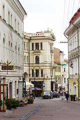 Ancient streets of Vilnius city
