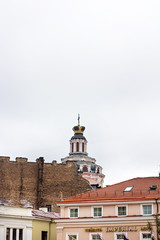 Ancient streets of Vilnius city