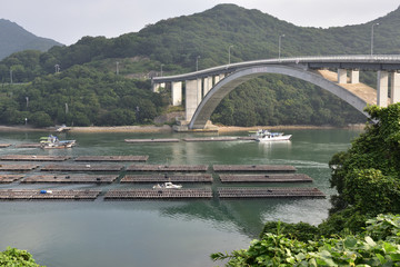 Obraz premium 日本の備前市の日生の海