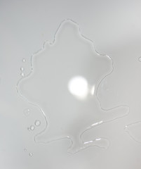 milk splash isolated on white background