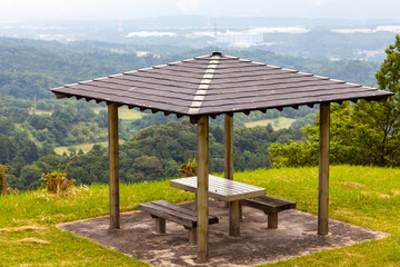 Fototapeta premium あずまや 観光 東屋 日本 和式 庭園