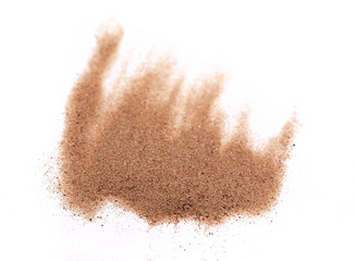 sand on the white background - 284628273