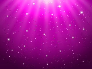 Purple abstract star. Vector illustration for banner or poster