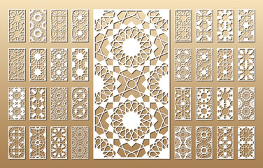 Laser cut vector panel