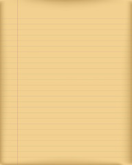 Obraz premium Old yellow note paper with stripes