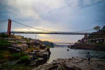 bridge in omkareshwar (madhya pradesh) 