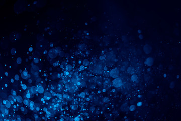 Fototapeta premium Abstract Blue Defocused bokeh background