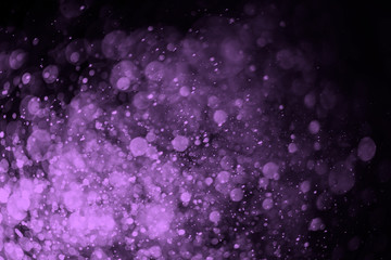 Abstract purple bokeh defocus background.