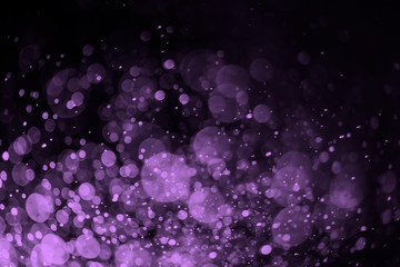 Abstract purple bokeh defocus background.
