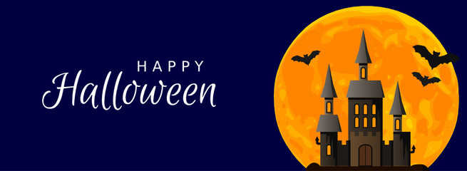 Happy Halloween template Flyer Postkarte