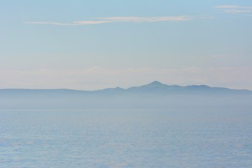 Beautiful coast line of the worldheritage Shiretoko in Japan