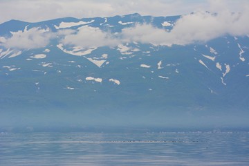 Beautiful coast line of the worldheritage Shiretoko in Japan