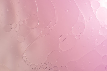 Abstract Pink water bubbles background