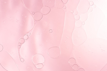 Abstract Pink water bubbles background