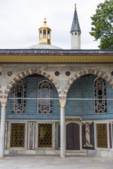 Interior of the Topkapi palace in Istanbul, Turkey