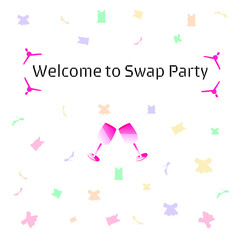 welcome to swap party invitation text