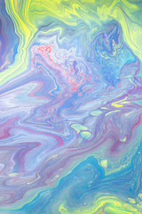 Acrylic pour Liquid marble abstract surfaces Design.