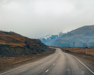 road in mountains