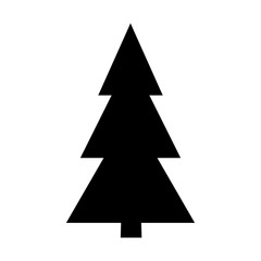 Fototapeta premium Tree icon. Forest vector symbol. Flat web sign on white background