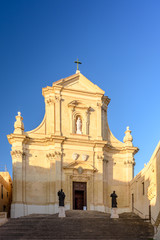 Obraz premium Citadelle De Victoria (Victoria Citadel Cathedral), Victora, Gozo, Malta.