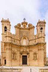 Fototapeta na wymiar Ghasri church, Gozo, Malta