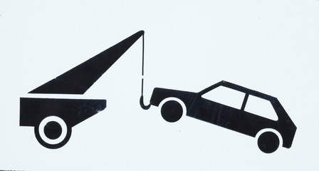 Verkehrsschild, Abschleppschild