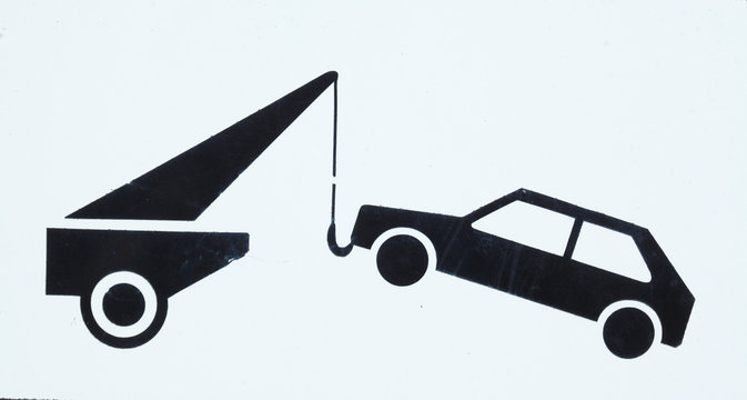 Verkehrsschild, Abschleppschild