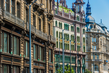 Fototapeta premium Historic architecture of downtown Budapest, Hungary