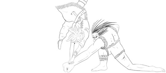 5 morning fight giant and girl