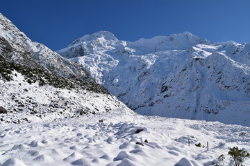 Aoraki Mount Cook in New Zealand