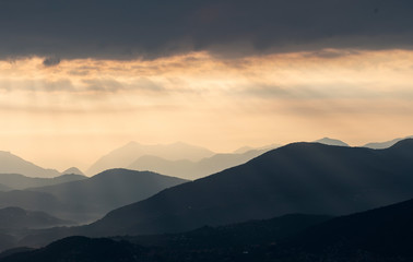 View from the Pollino lookout point -  Lake Maggiore