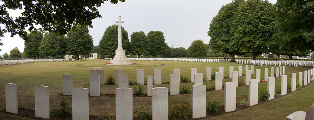 Naklejka premium Bayeux Commonwealth World War II Cemetery, France