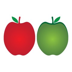 Fresh apple logo vector