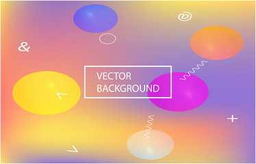 Soft color gradient background.