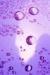 abstract background with bubbles