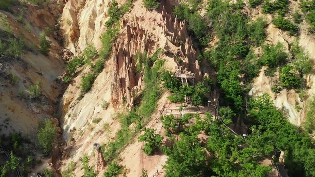Natural wonder, rock formation - Devil's Town "Đavolja Varo&scaron;" - Serbia