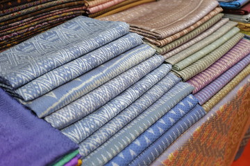 ancient thalland old Thai cloth silk