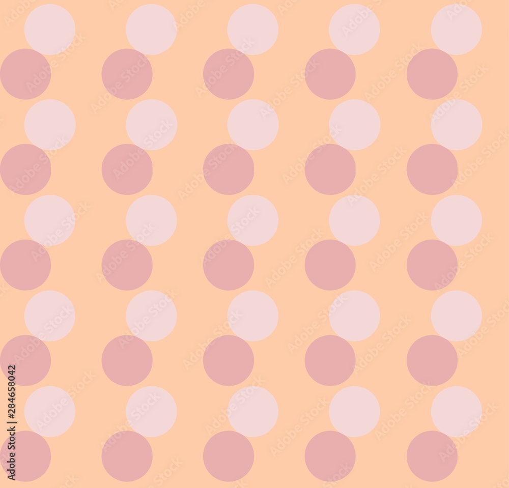 Poster seamless color vector pattern background with circles