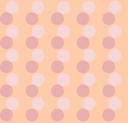 Seamless color vector pattern background with circles
